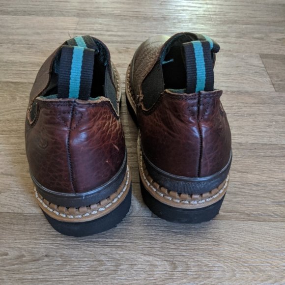 Georgia Giant Romeo Brown Women's Work Brown Leather Boot Romeo Boot Size 7 - Picture 5 of 10